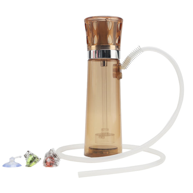 Portable Car Anti-tropical Hook Can Be Held With LED Light Plastic Hookah Set